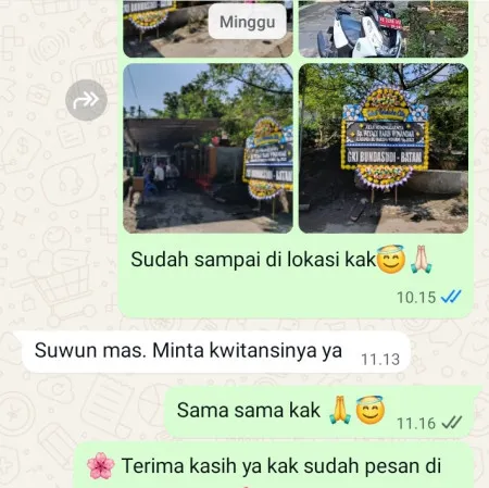 Pengiriman Papan Bunga Duka Sumur Batu