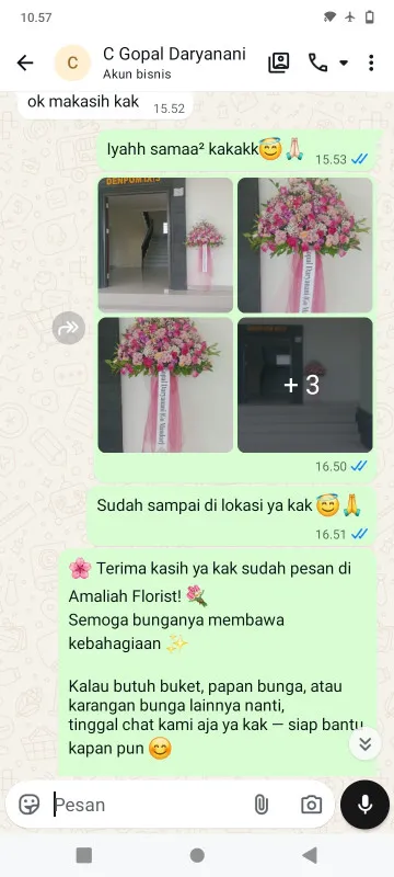 Pengiriman Karangan Bunga Sumur Batu